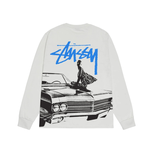Stussy Beat Crazy LS T-Shirt Fog