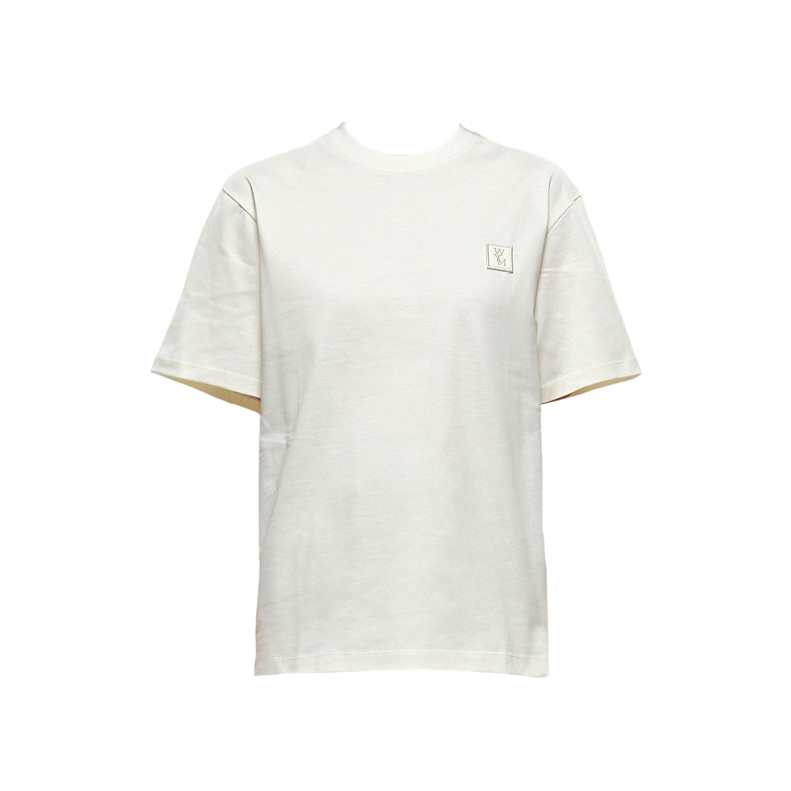 M231TS48702I (W) Wooyoungmi Flower Print Back Logo T-Shirt Ivory - 23SS - #2