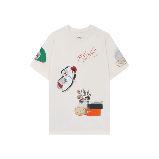 Jordan Flight Artist Series By Jacob Rochester Graphic S/S T-Shirt Sail - Asia