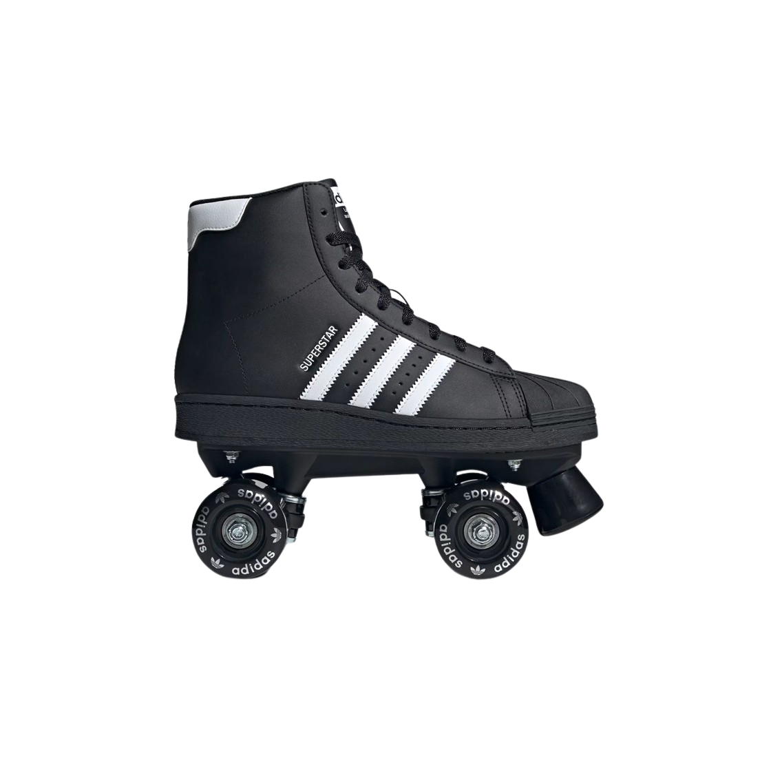 (W) 아디다스 슈퍼스타 82 롤러 스케이트 코어 블랙 클라우드 화이트((W) Adidas Superstar 82 Roller Skates Core Black Cloud White)