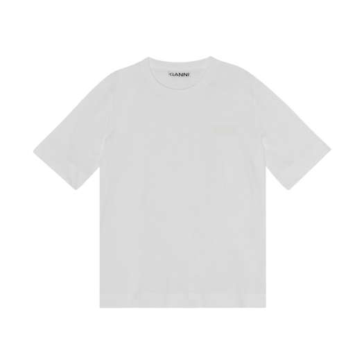 Ganni Logo T-Shirt White