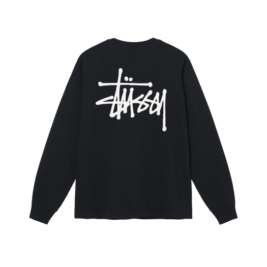 스투시 월드투어 롱슬리브 티셔츠 블랙 2023 | Stussy | KREAM