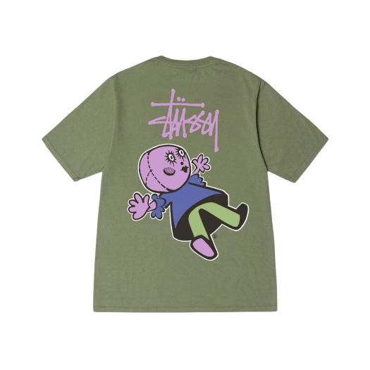 Stussy Dollie Pigment Dyed T-Shirt Artichoke