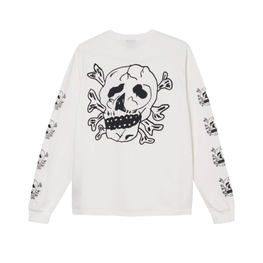 Stussy x Our Legacy Skull LS T-Shirt Natural