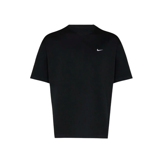 Nike Solo Swoosh Short Sleeve French Terry Top Black - Asia