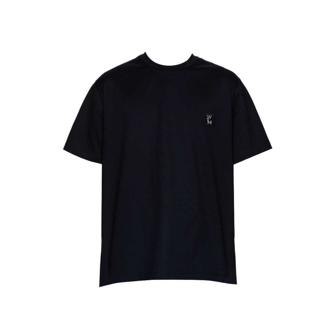 【WOOYOUNGMI】23FW SEOUL EMBOSSING BACKLOGO T-SHIRT BLACK 우영미 서울 엠보싱 백로고 티셔츠 블랙 - 23FW | Wooyoungmi