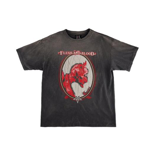 Saint Mxxxxxx Devil S/S T-Shirt Black - 23SS