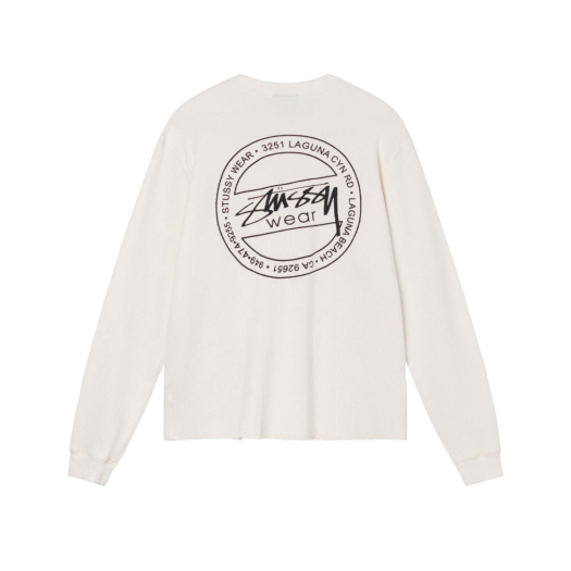 Stussy LS Thermal T-Shirt Natural
