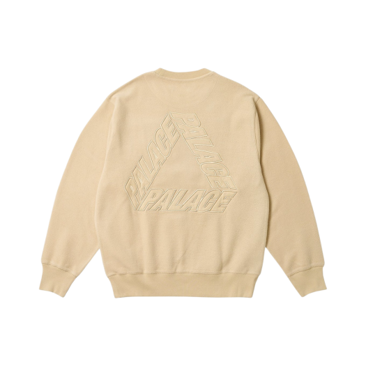 Palace Reverse P-3 Crew Camel - 23FW
