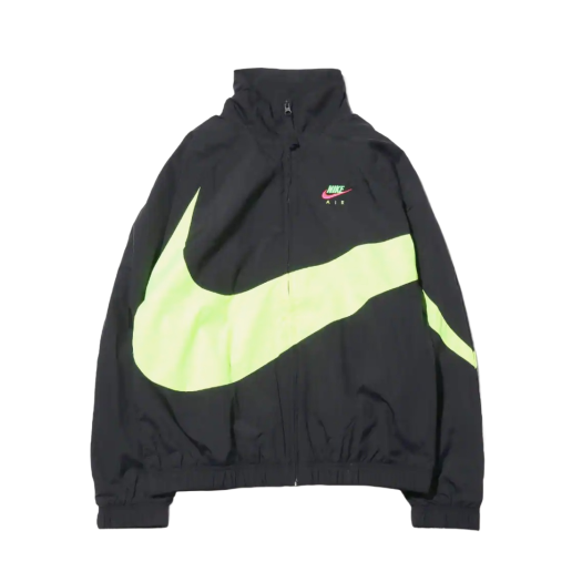 Nike NSW Big Swoosh Woven HBR Jacket Black Neon - Japan Exclusive