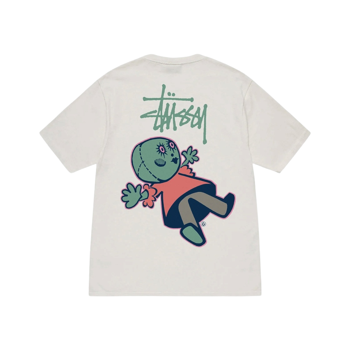 1904912/1904912H Stussy Dollie Pigment Dyed T-Shirt Natural - 대표 이미지 #1
