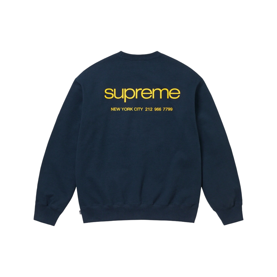 슈프림 NYC 크루넥 네이비 - 23FW | Supreme | KREAM