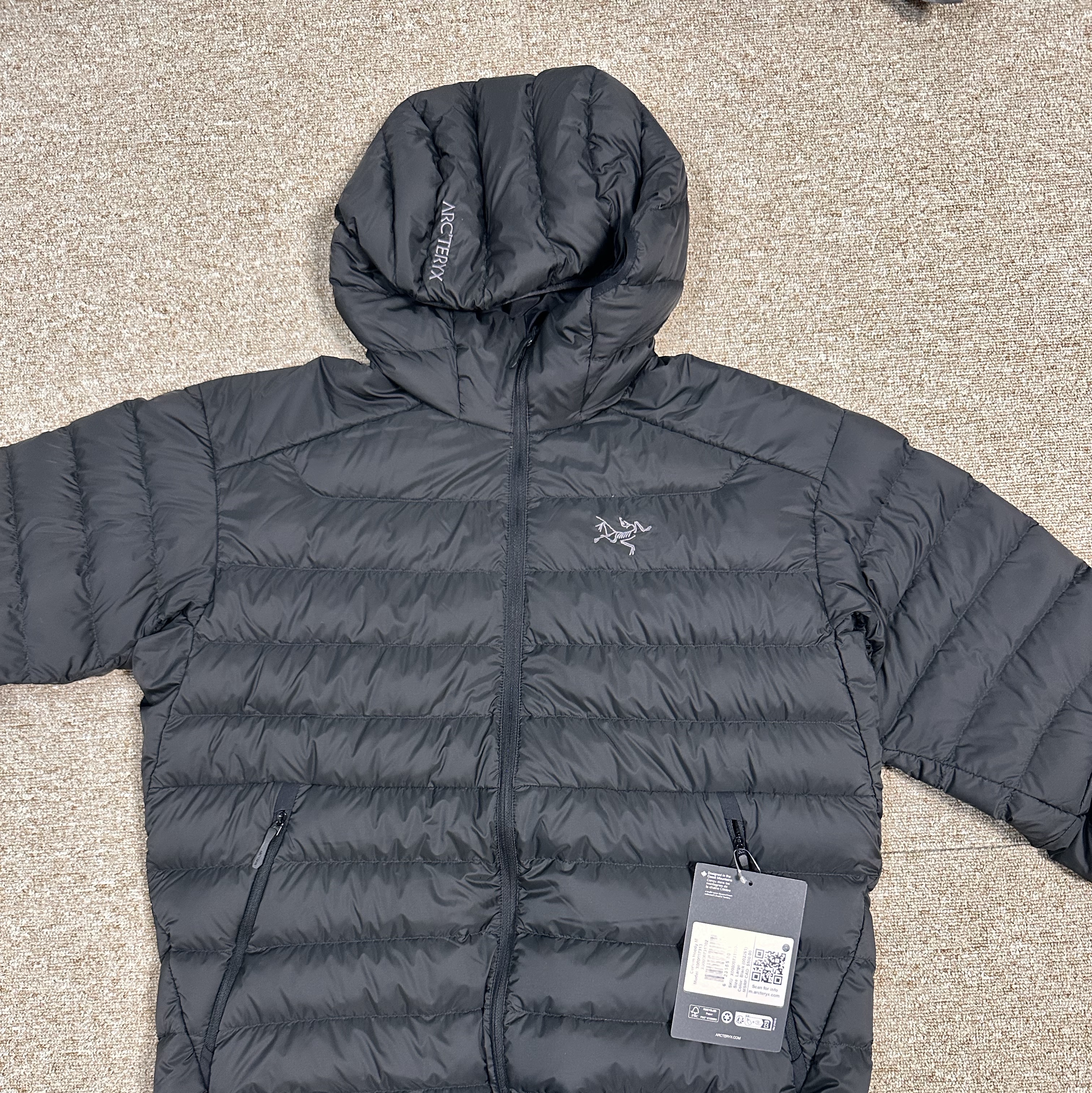Arc'teryx Cerium Hoody Black 착용 스타일 - 2