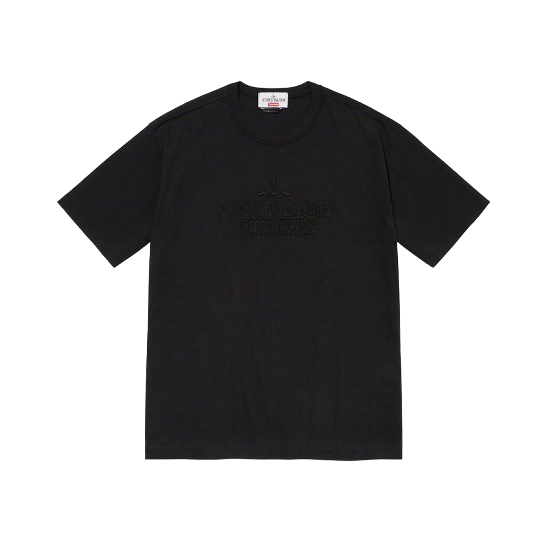 限定コラボ♪【Stone  x Supreme】刺繍ロゴ Tシャツ coral Supreme Stone Island Embroidered Logo S/S Top Coral Xlarge