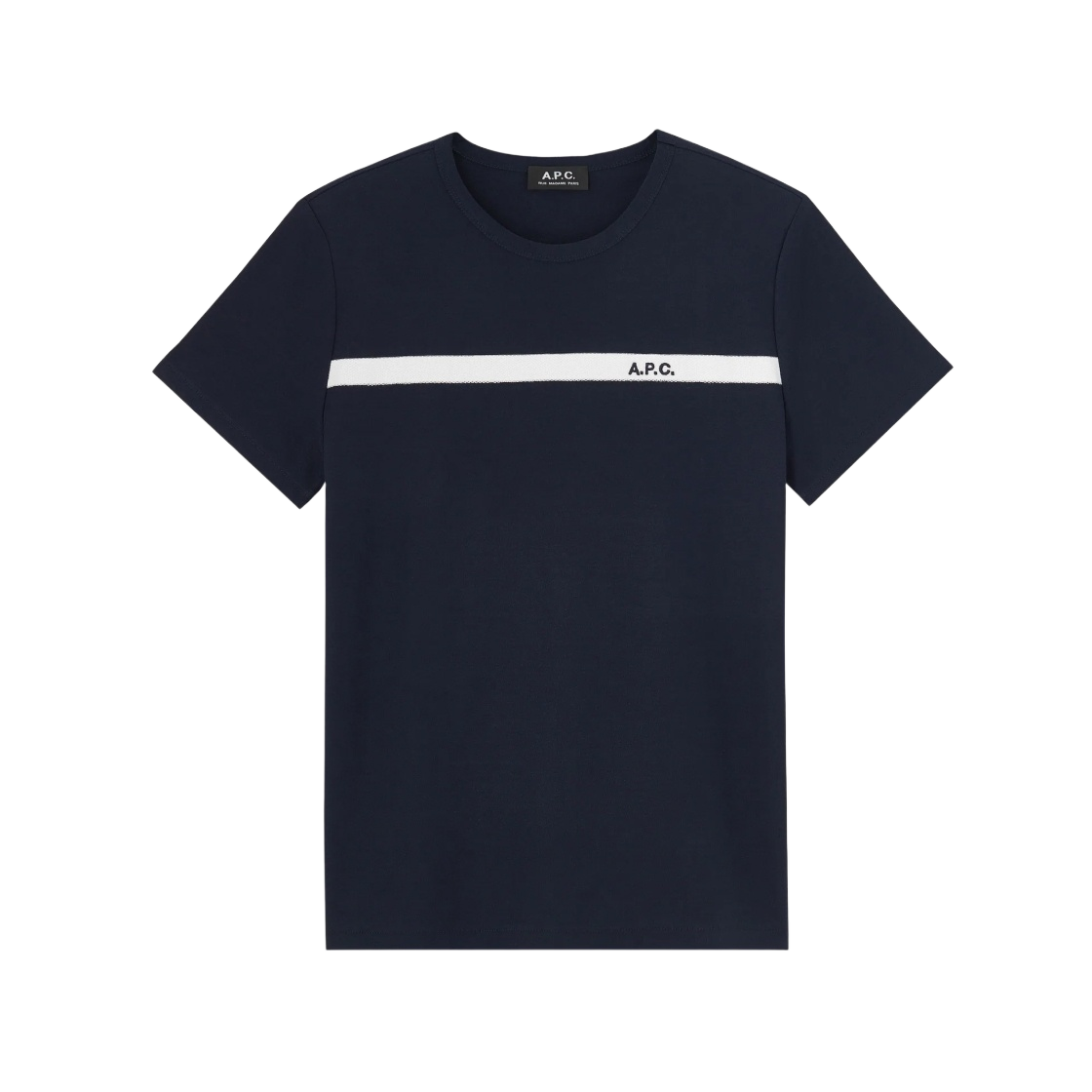 COCLI-H26853-IAK A.P.C. Yukata T-Shirt Dark Navy - 대표 이미지 #1