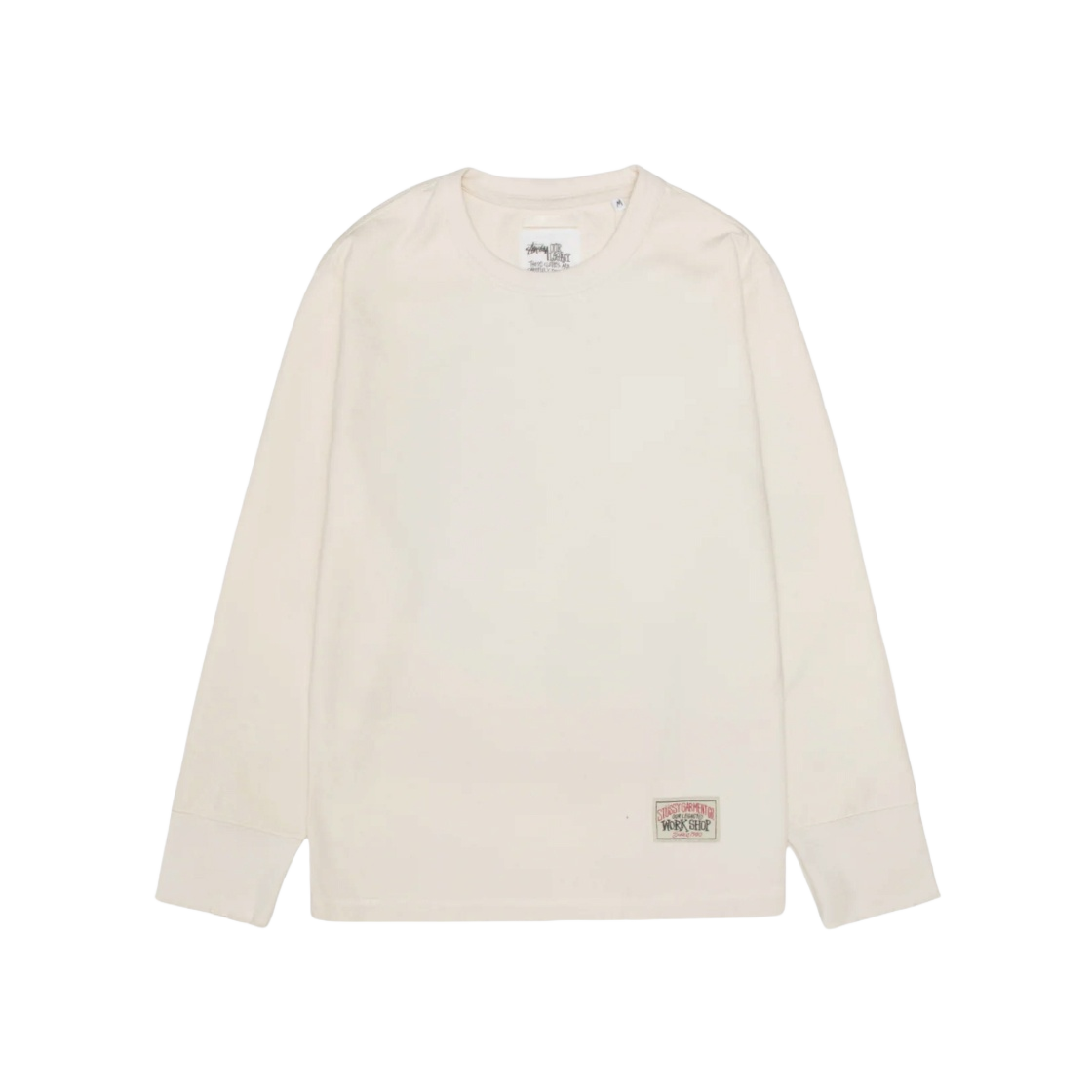 WS4236TB Stussy x Our Legacy Work Shop Thermal Longsleeve Cream Compact Cotton - 대표 이미지 #1