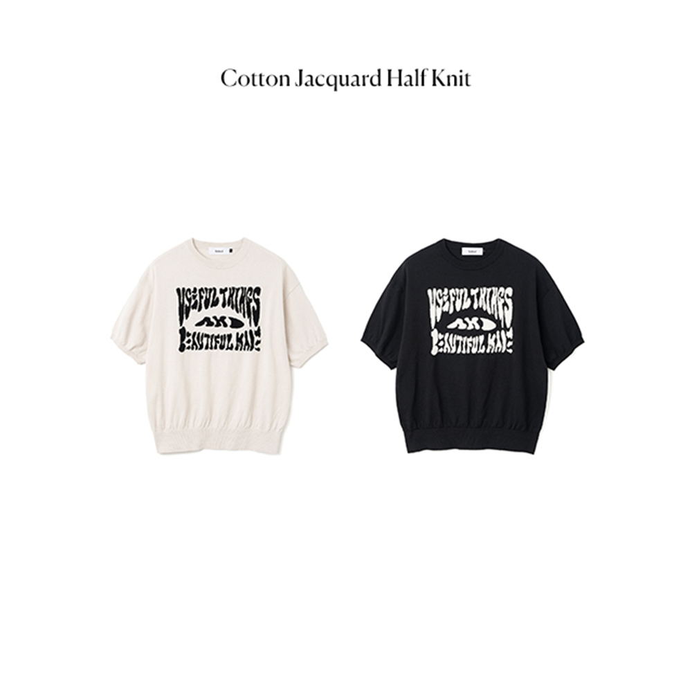 니티드 코튼 자카드 하프 니트 스위스(Knitted Cotton Jacquard Half Knit Swiss) - 2