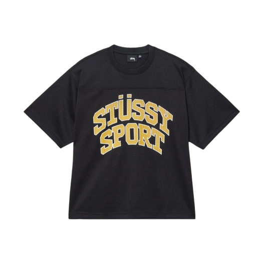 Stussy sport jersey ブラック Stussy Sport Jersey Black Men's - SS24 - US