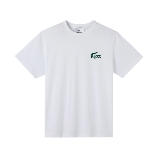 A.P.C. x Lacoste Small Logo T-Shirt White