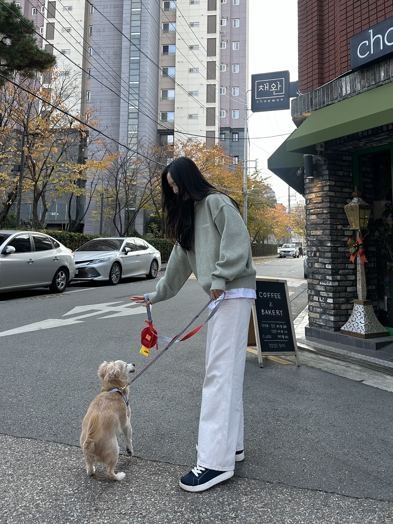 [6% 적립] LeMouton Buddy Black 착용 스타일 - 1