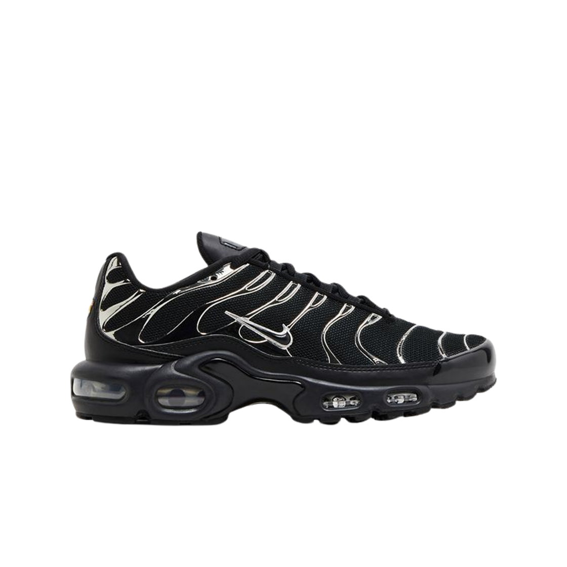 (W) 나이키 에어맥스 플러스 SE 블랙 메탈릭 실버((W) Nike Air Max Plus SE Black Metallic Silver)