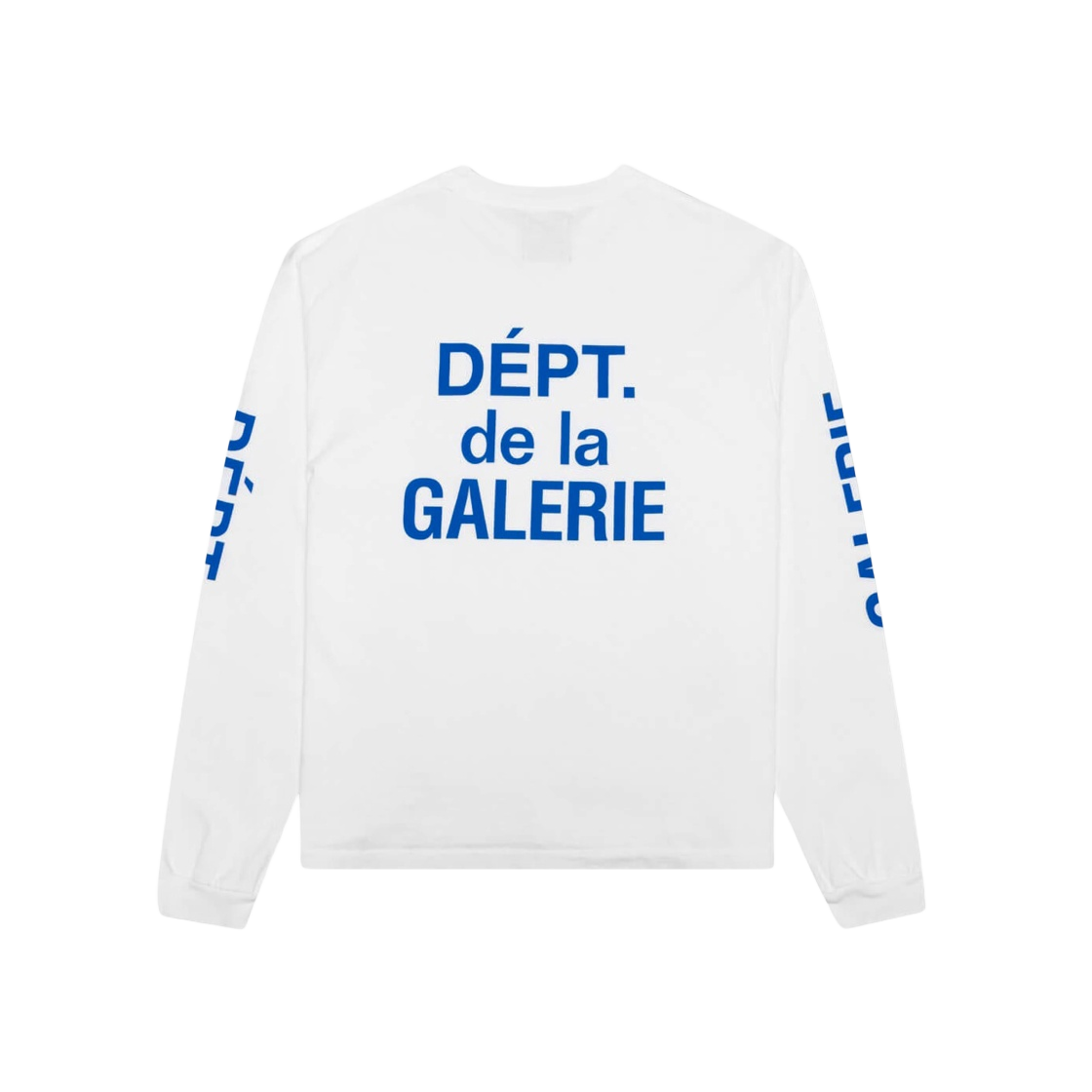GD-FR-1130 Gallery Dept. French Collector LS T-Shirt White Blue - 대표 이미지 #1