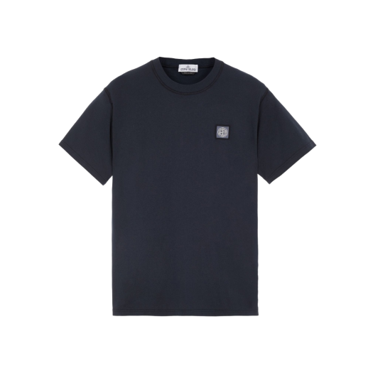Stone Island 23742 Patch Logo T-Shirt Navy Blue - 22FW