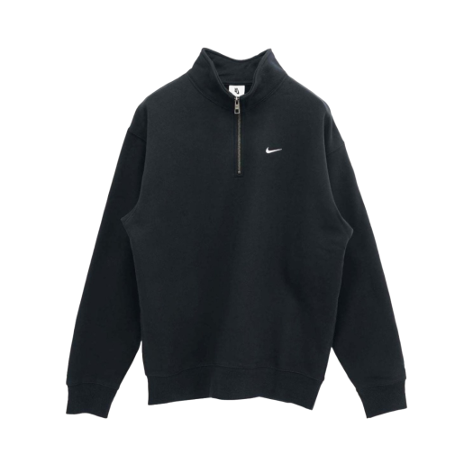 Nike NRG Solo Swoosh Heavy Weight BB Quarter Zip Top Black - US/EU
