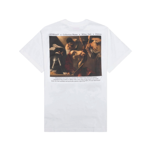 Off-White Caravaggio Crown Skate S/S T-Shirt White