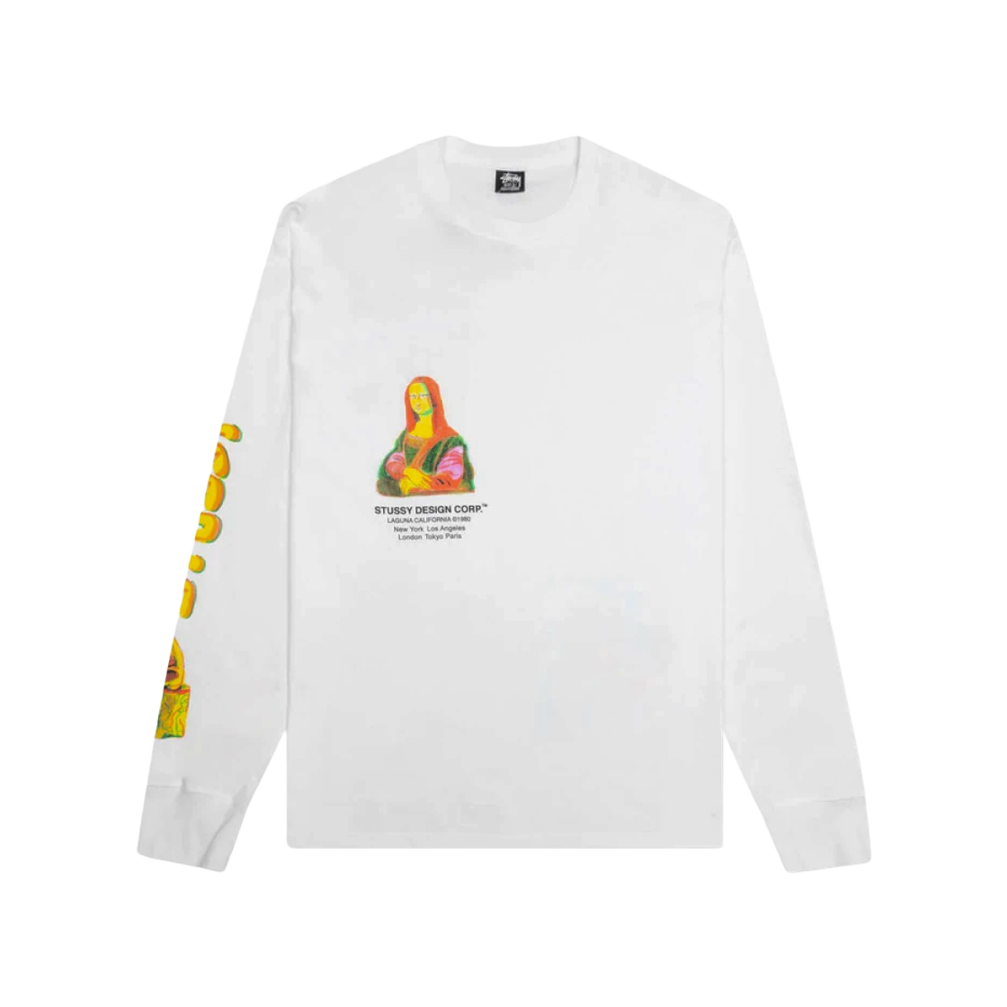 스투시 갤러리 롱슬리브 티셔츠 화이트 | Stussy | KREAM