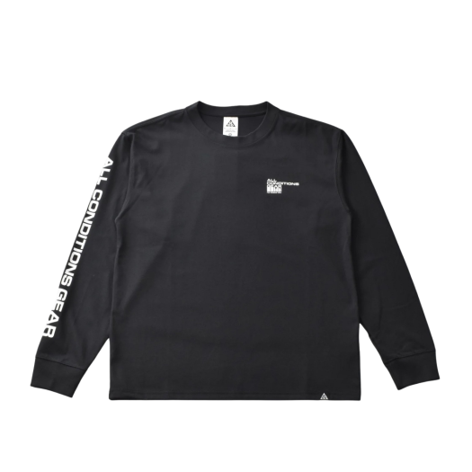 Nike NRG ACG Mountain Hood Long Sleeve T-Shirt Black - Asia
