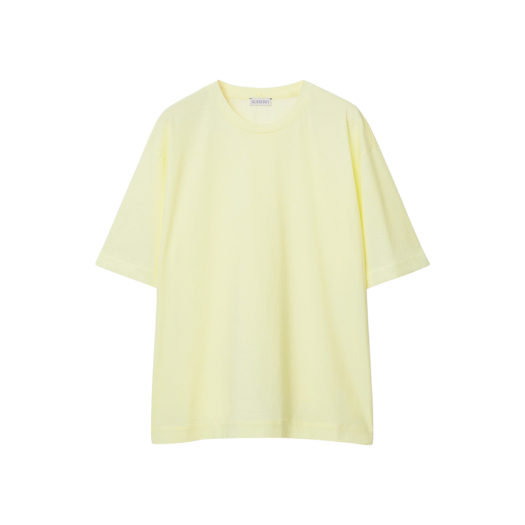 (W) Burberry Cotton T-Shirt Sherbet