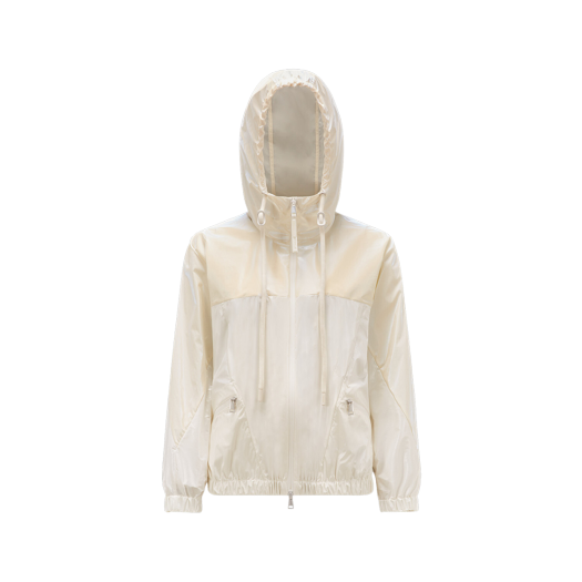 (W) Moncler Partie Hooded Jacket Off White - 23SS