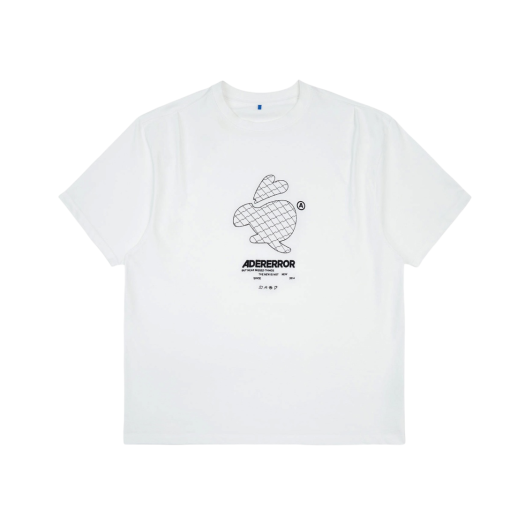 Ader Error Twinny Logo T-Shirt White