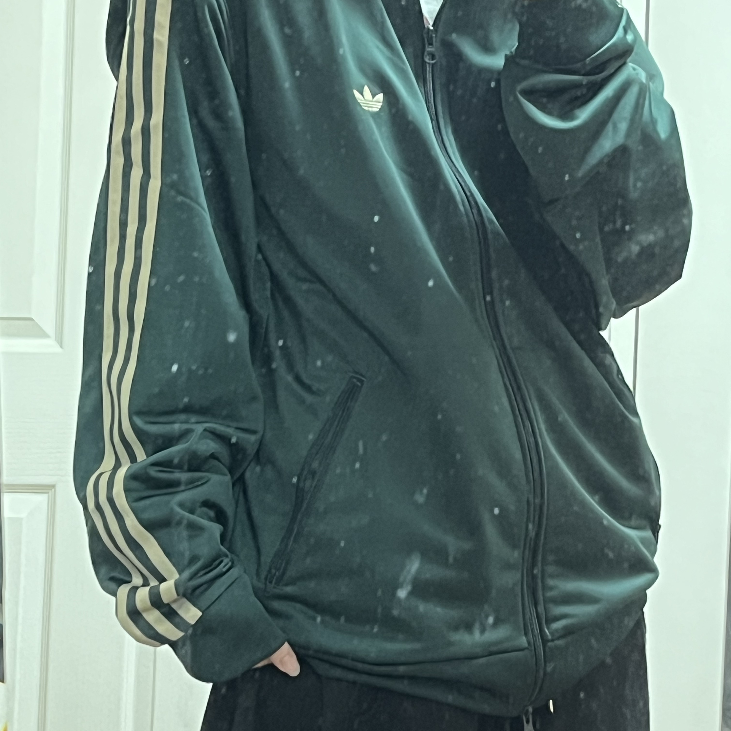Adidas Originals Beckenbauer Track Jacket Shadow Green - KR Sizing 착용 스타일