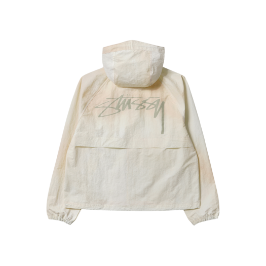 Stussy Wave Dye Beach Shell Jacket Bone