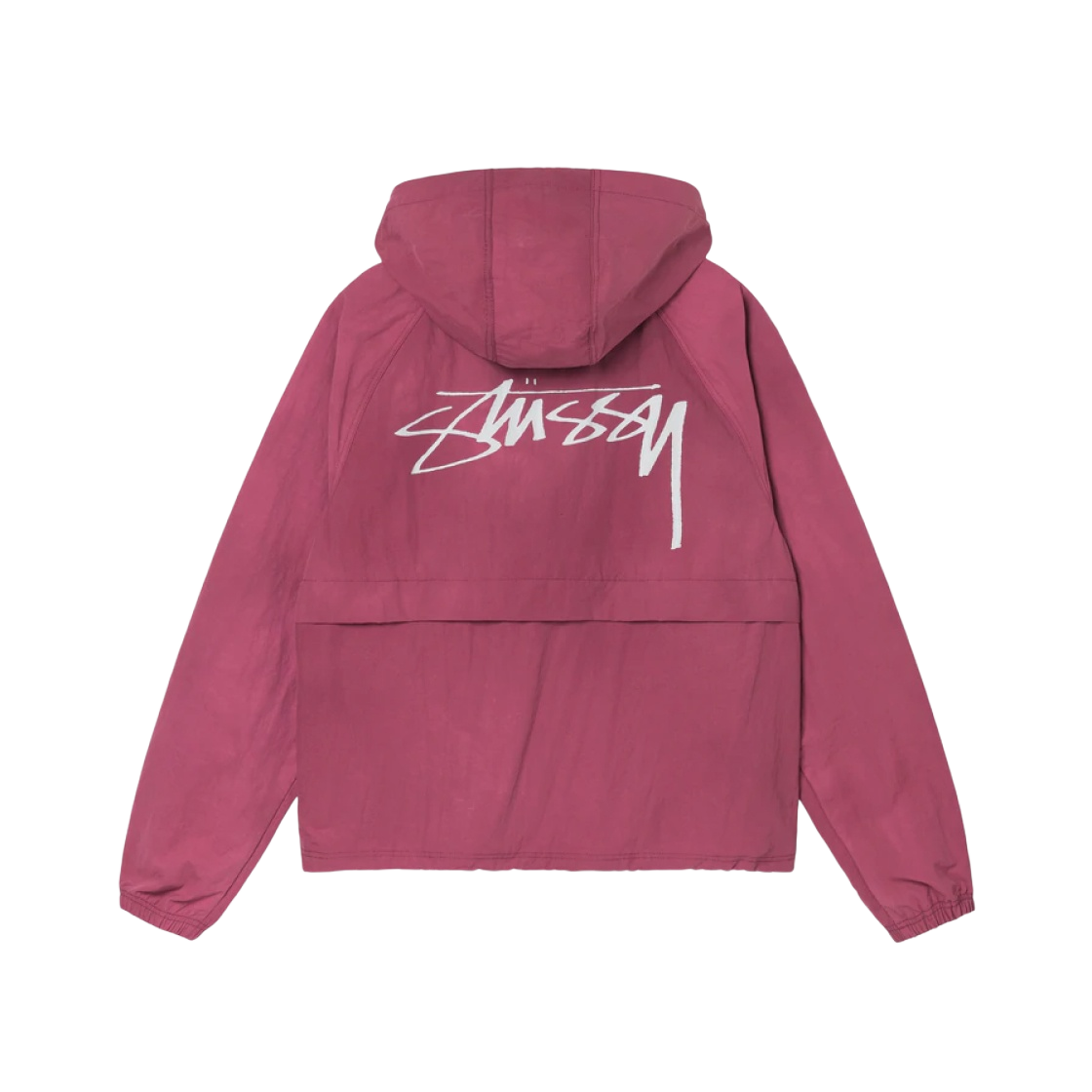 アウターその他 Stussy Beach Shell Wrinkled Nylon Jacket Magenta ☆STUSSY☆BEACH SHELL WRINKLED NYLON JACKET☆MAGENTA