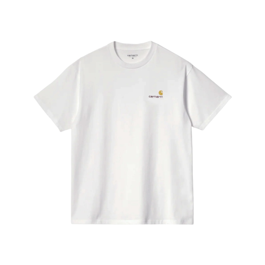Carhartt WIP S/S American Script T-Shirt White