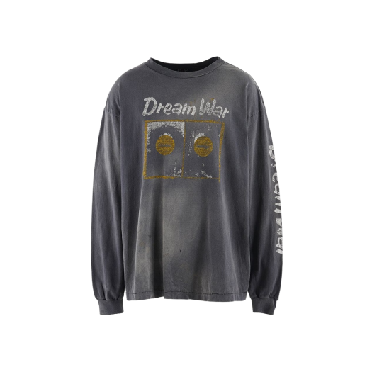Saint Mxxxxxx Dream War LS T-Shirt Black - 23AW