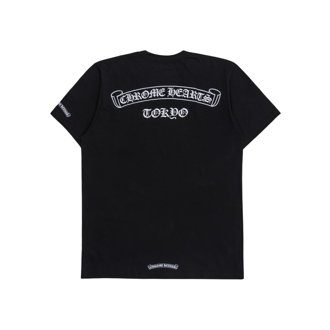 크롬하츠 스크롤 로고 티셔츠 블랙 - 도쿄 한정 | Chrome Hearts