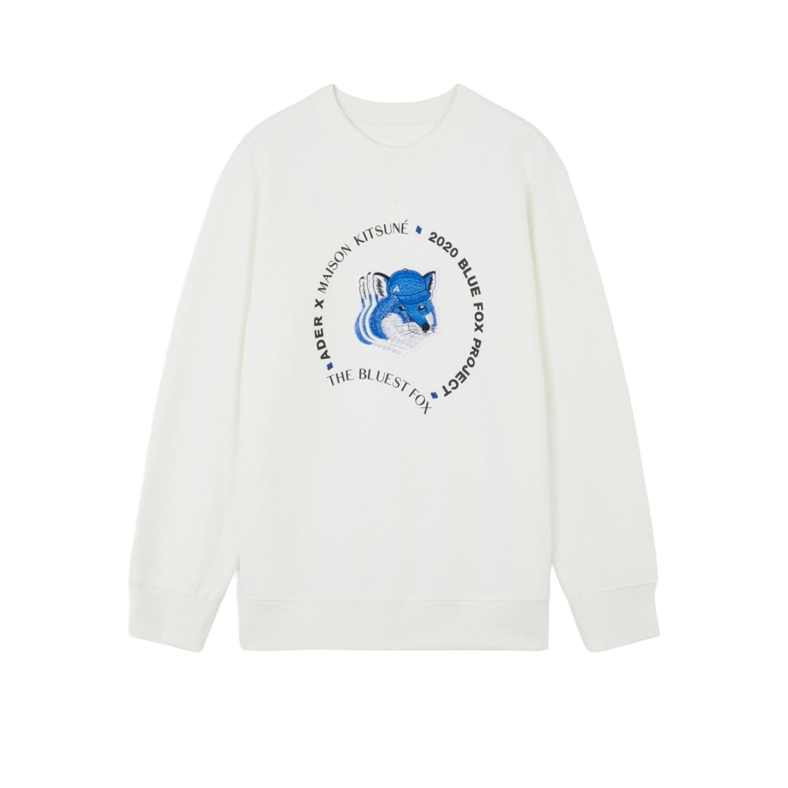 関税込★Maison Kitsune x AderError Fog Fox T-Shirt Off White 関税込☆Maison Kitsune x AderError Fog Fox T-Shirt Off White