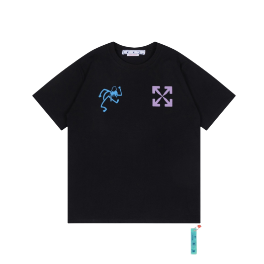 Off-White 90's Liquid Oversized T-Shirt Black