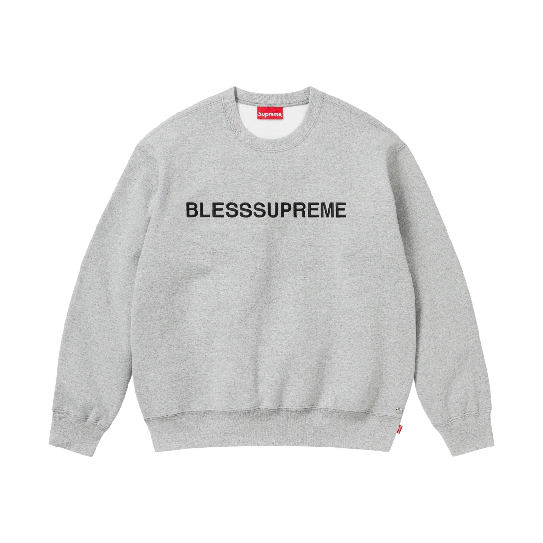슈프림 x 블레스 크루넥 헤더 그레이 - 23FW | Supreme | KREAM 슈프림 x 블레스 크루넥 헤더 그레이 - 23FW | Supreme | KREAM