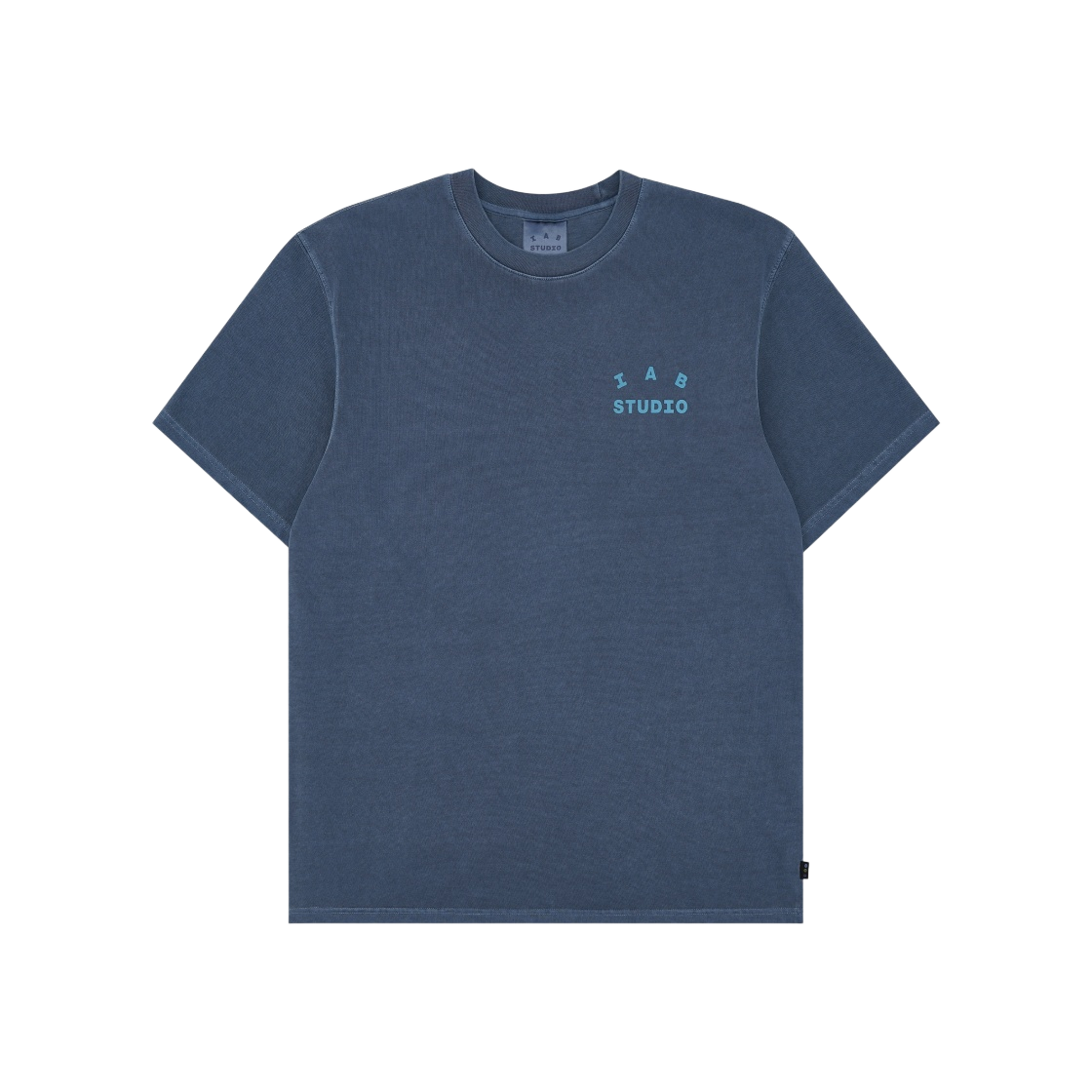 【IAB STUDIO】Cropped Pique Shirt Blue - 23FW 아이앱 스튜디오 크롭 피케 셔츠 블랙 - 더현대 서울 한정 | IAB
