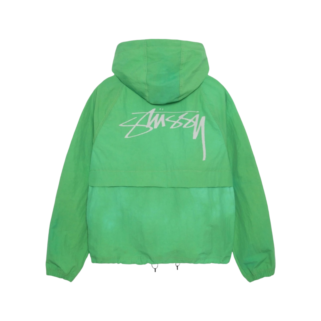 스투시 웨이브 다이 비치 쉘 자켓 그린 | Stussy | KREAM