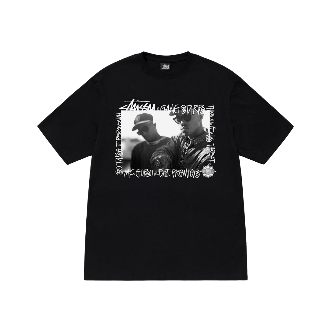 스투시 x 갱 스타 테이크 잇 퍼스널 티셔츠 블랙 | Stussy | KREAM
