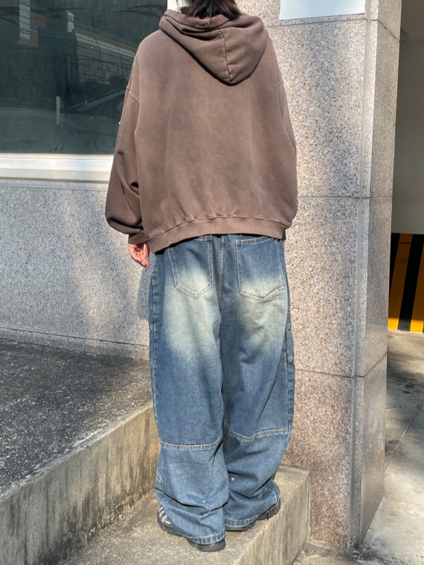 아디다스 오르케트로 브라이트 블루 카본 블랙 착용 스타일 - 3