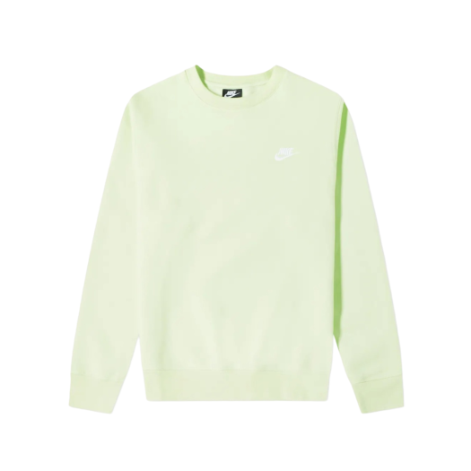Nike Club Fleece Crew Sweatshirt Light Liquid Lime - US/EU