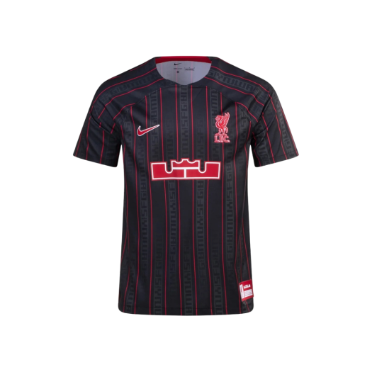 Nike LeBron x Liverpool FC 2022/23 Dri-Fit Stadium Jersey Anthracite Gym Red (Non Marking Ver.)