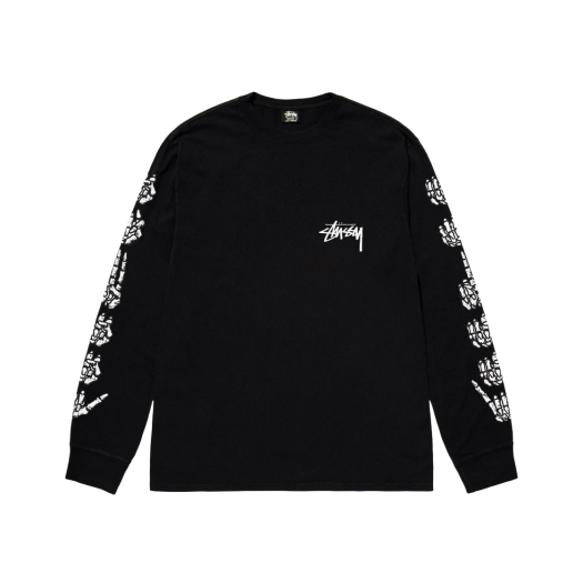 Stussy Hands LS T-Shirt Black